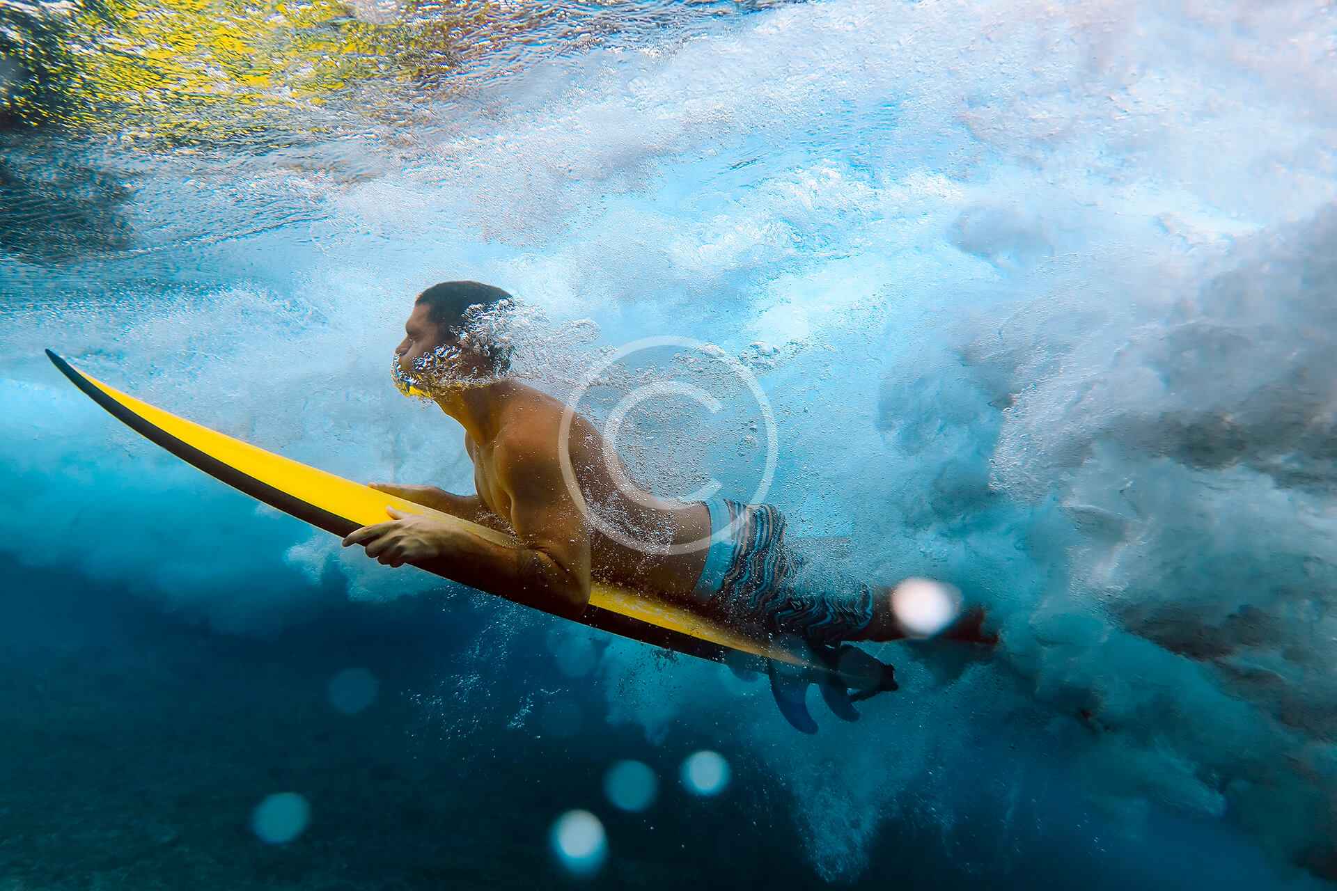 Surfing in Hawaii